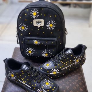 ست کیف و کفش مدل بابونه