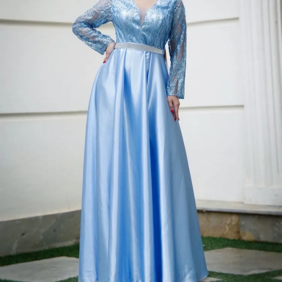 لباس مجلسی شاین ساتن