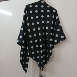 روسری نخی خال خالی