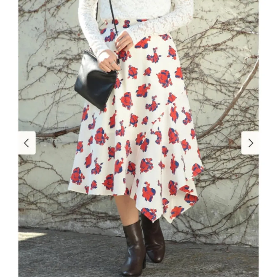 دامن تمام کلوش گل گلی