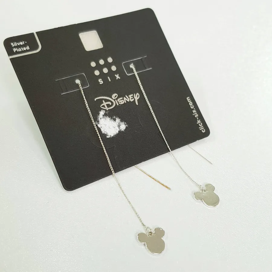 گوشواره بخیه ای روکش نقره