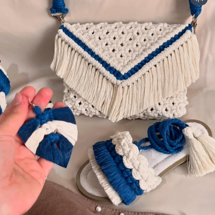 صندل مکرومه