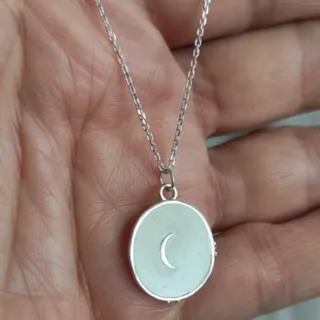 گردنبند نقره ماه