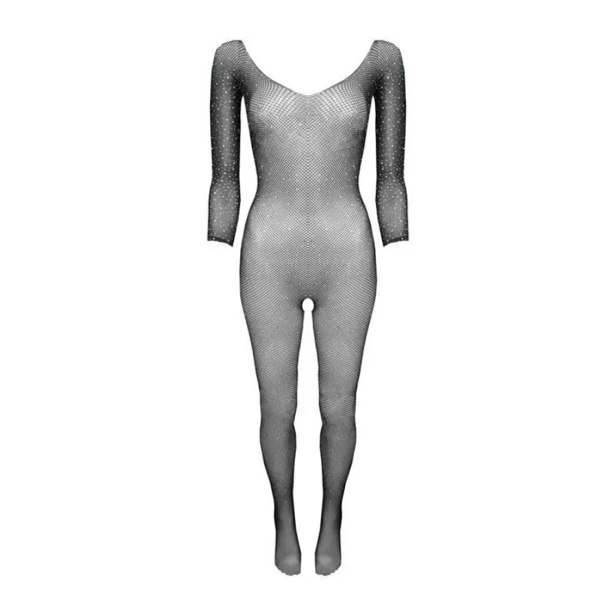 بادی سرهمی نگین دار مشکی