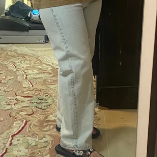 شلوار جین نیم بگ