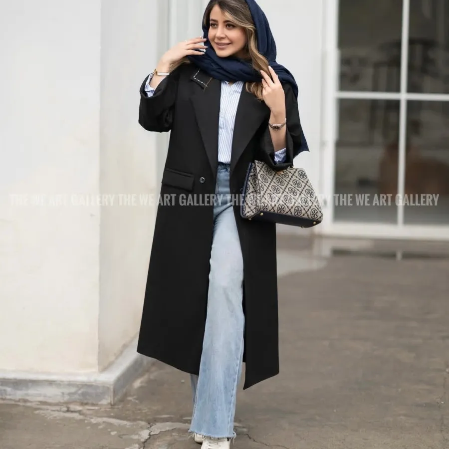 مانتو رنگ طوسی