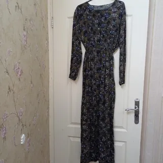 پیراهن نخی بلند