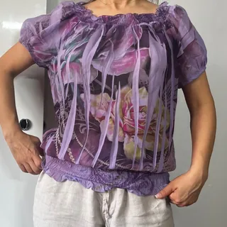 شومیز حریر خارجی