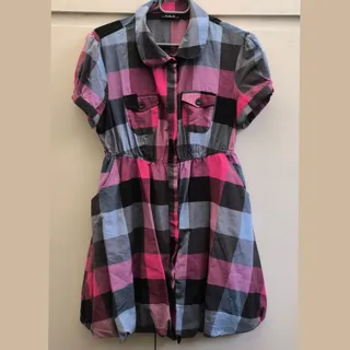 پیراهن چهارخونه ایکس ساید