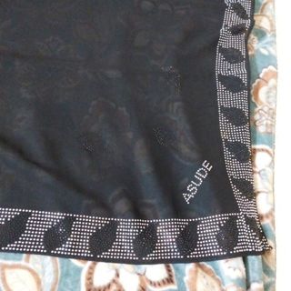 روسری حریر مشکی