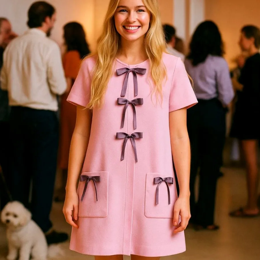 پیراهن صورتی ZARA