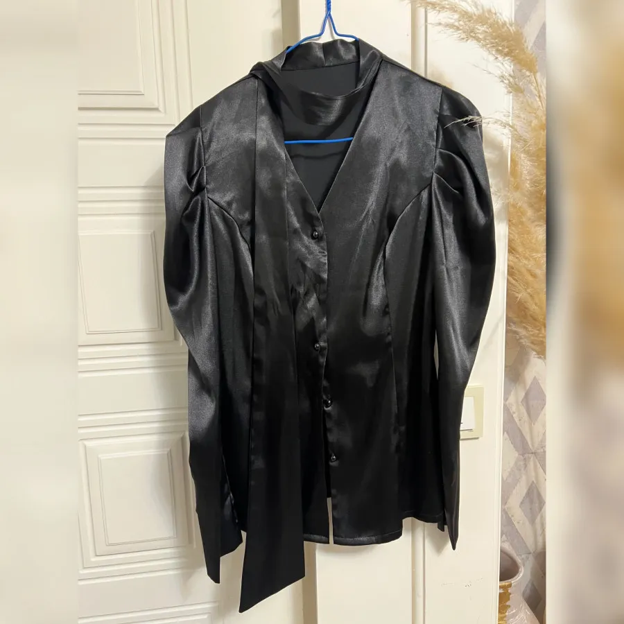 شومیز ساتن مزونی