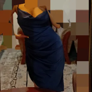 پیراهن ساتن برند شین