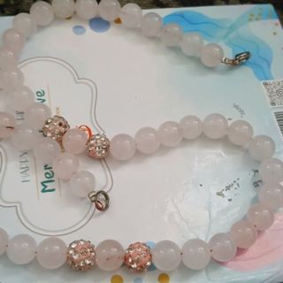 گردنبند رز کوارتز