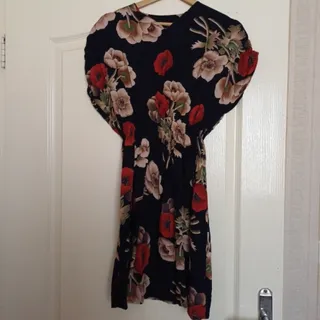 پیراهن نخی کوتاه