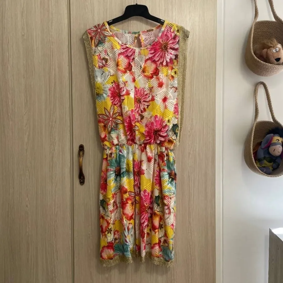 پیراهن مهمانی رنگی