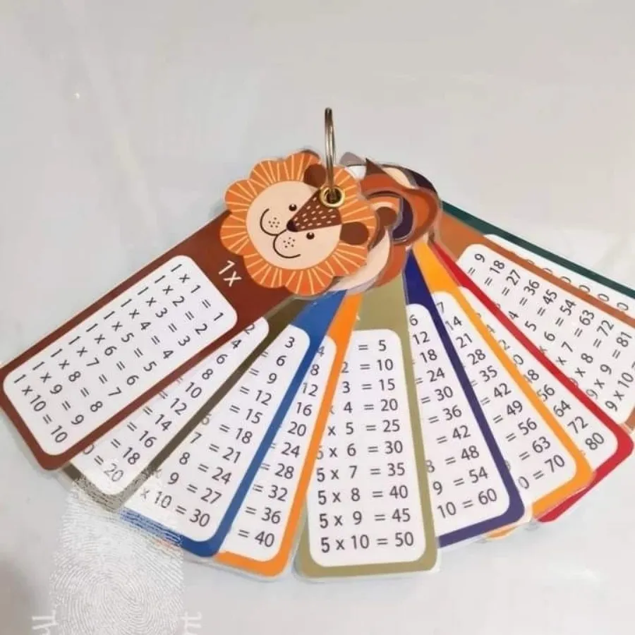 فلش کارت جدول ضرب پرسی