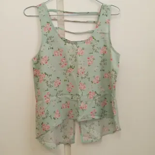 تاپ نخی گل گلی