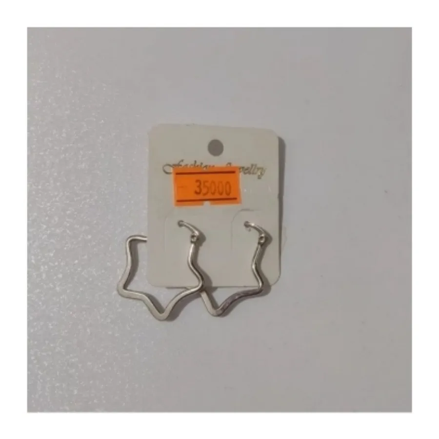 گوشواره ستاره نقره ای