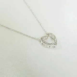 گلوبند قلبی نگین دار