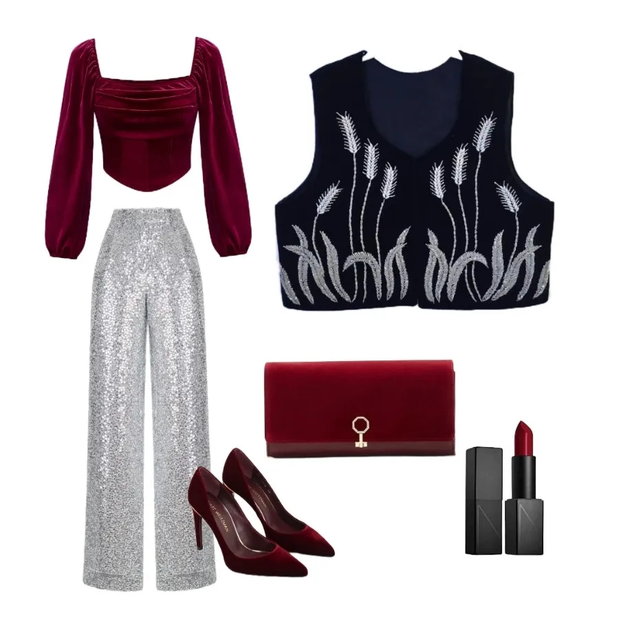 ست مهمونی جواهردوزی