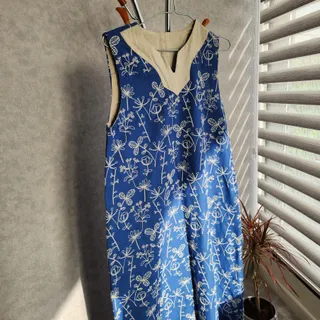 ست پیراهن بلند با کت کراپ