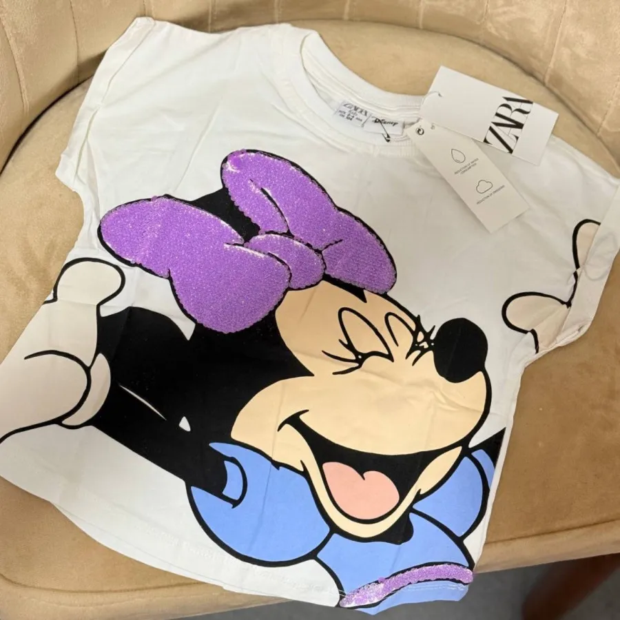 تیشرت دخترانه میکی ZARA