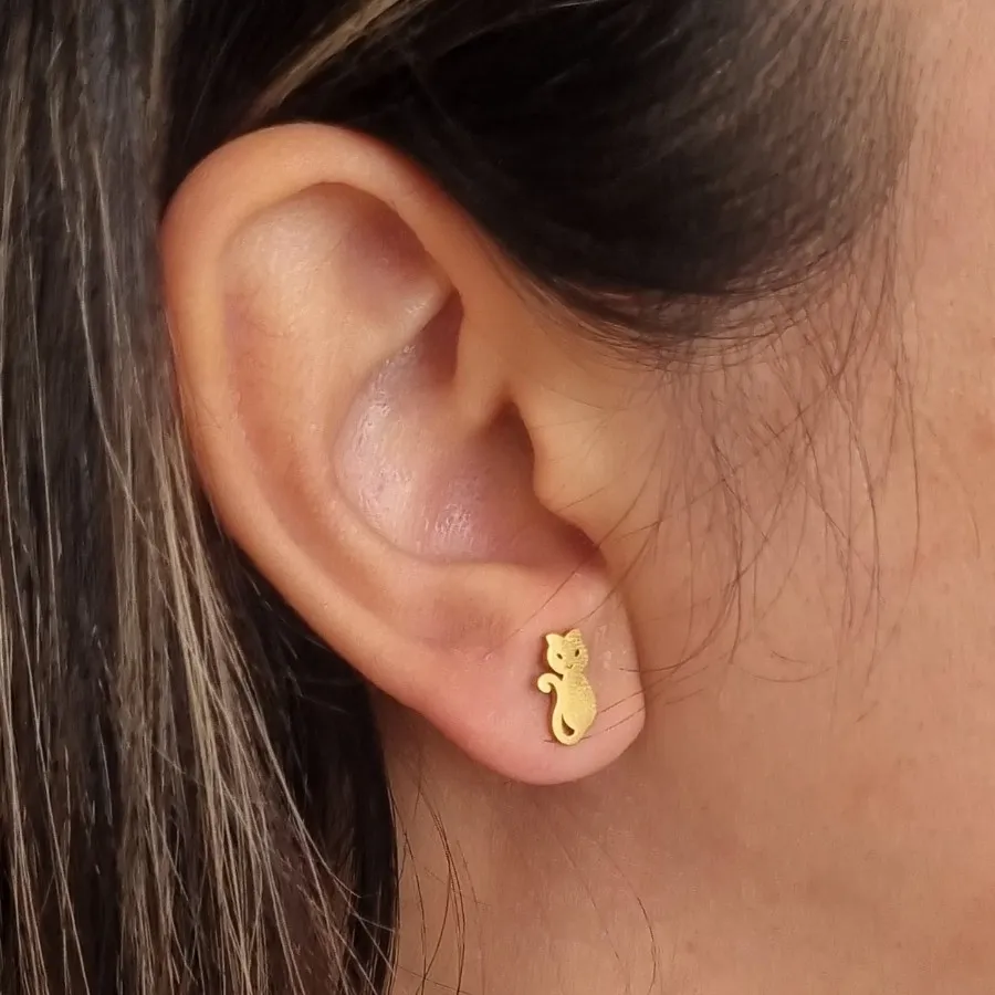 گوشواره میخی گربه