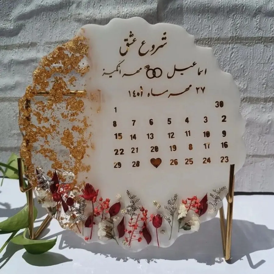 استند یادبود ازدواج رزینی