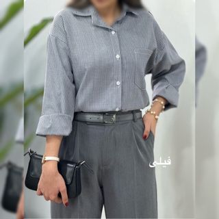 شومیز مانتویی راه راه
