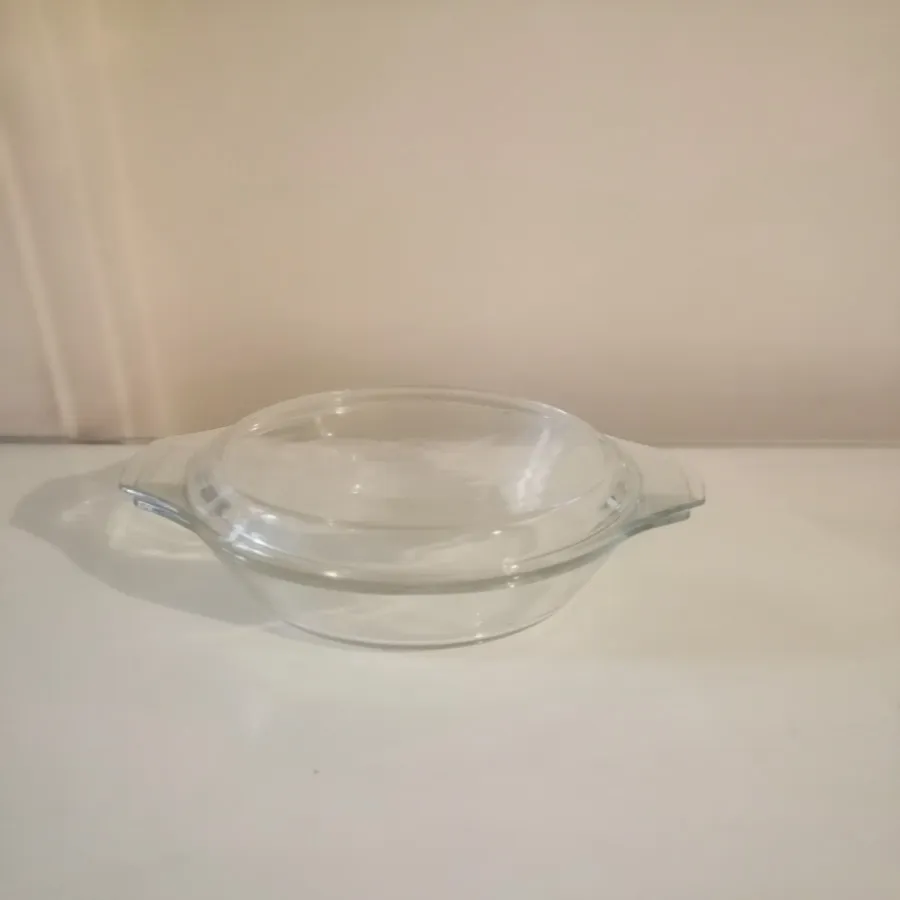 قابلمه پیرکس درب دار