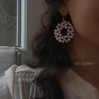 گوشواره‌کریستال‌صورتی‌خاص