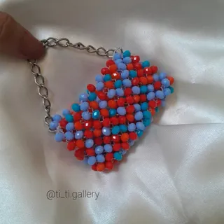 جاکلیدی مدل کیف مهره ای