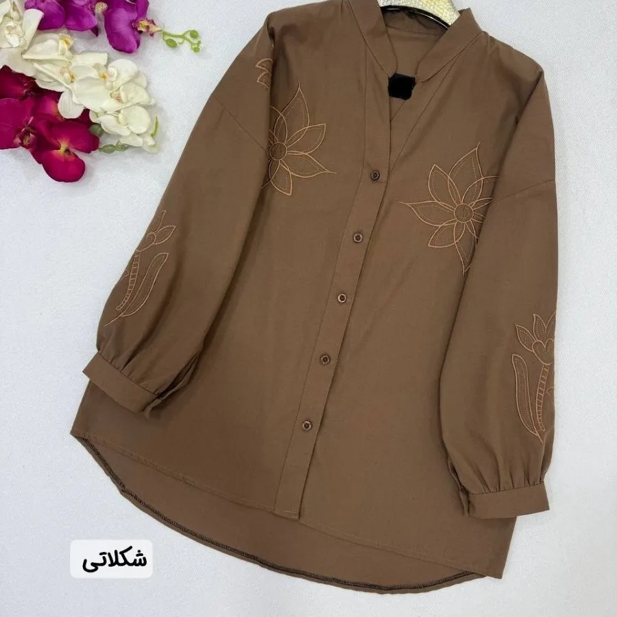 شومیز مانتویی دلوان