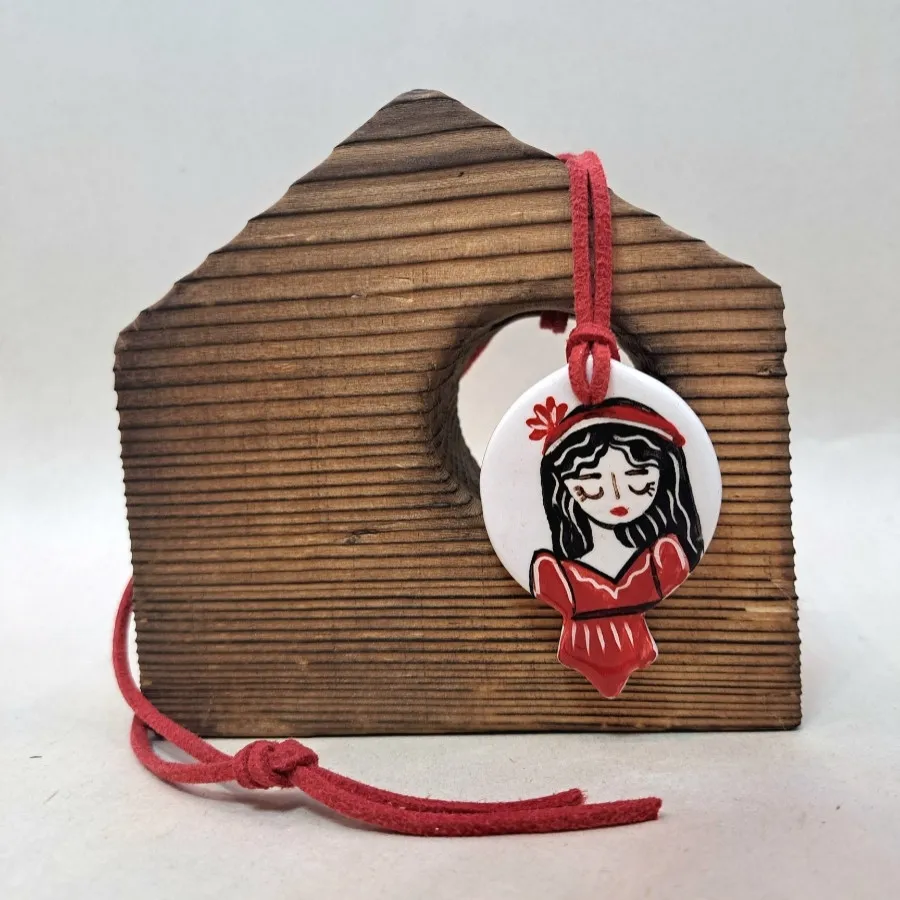 گردنبد سرامیکی هنری