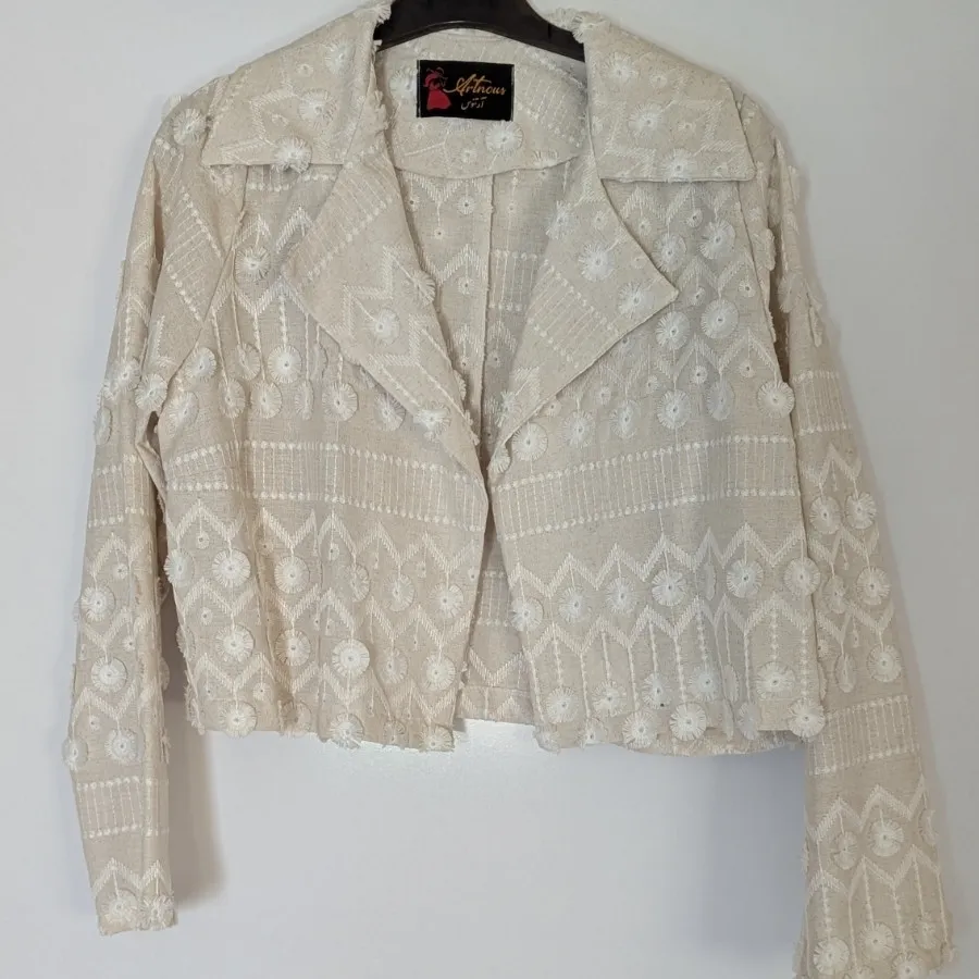 کت لینن دانتل