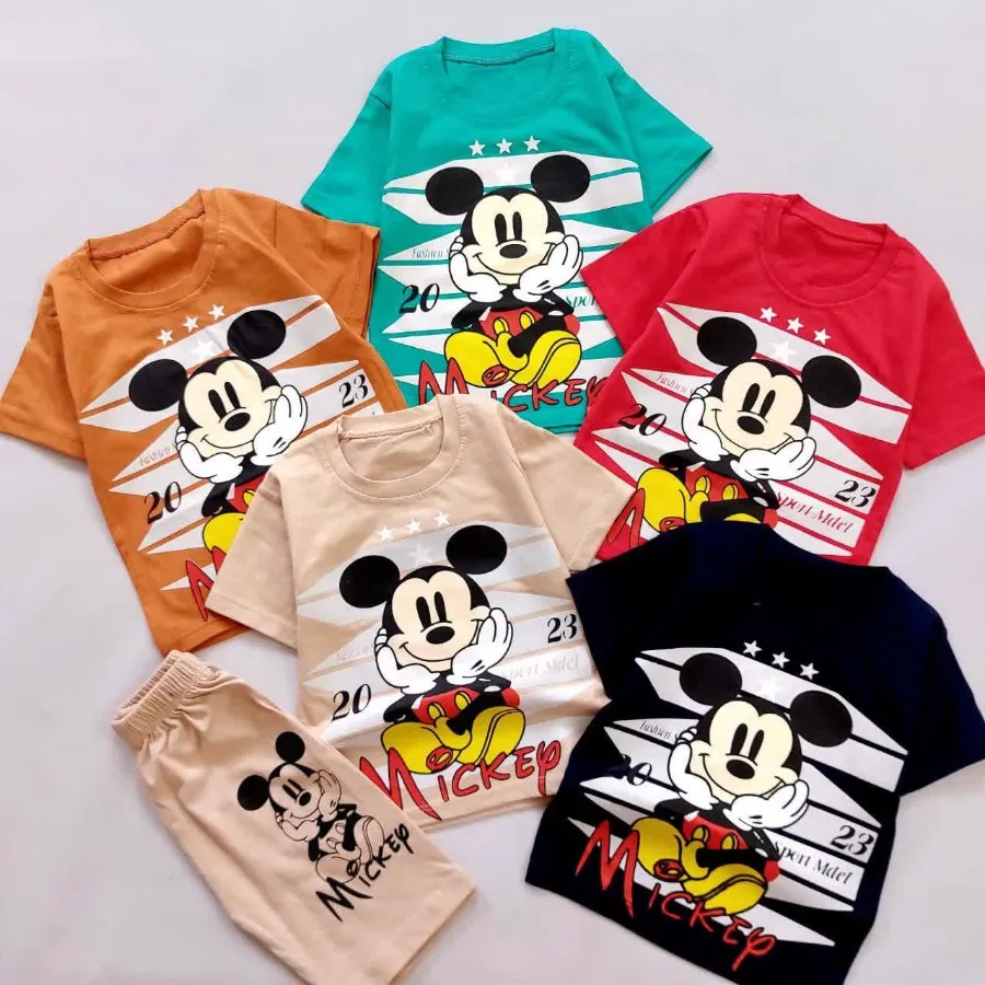 تیشرت شورت میکی و ستاره