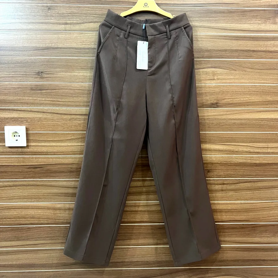 شلوار بگ قهوه ای موکا