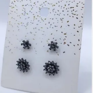 پک گوشواره مجلسی مشکی