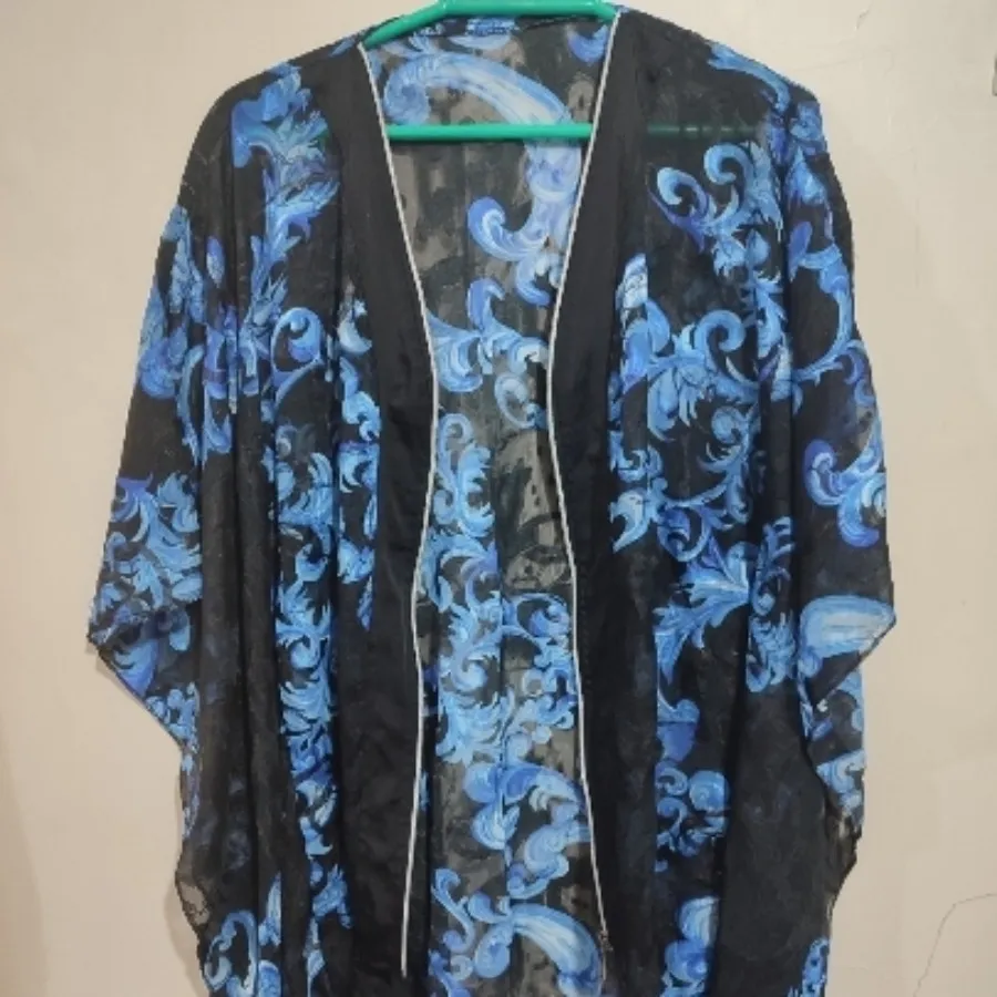 پیراهن حریر آستین کیمونو