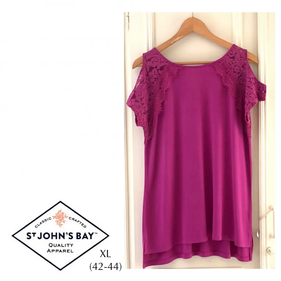 تی شرت دانتل دار