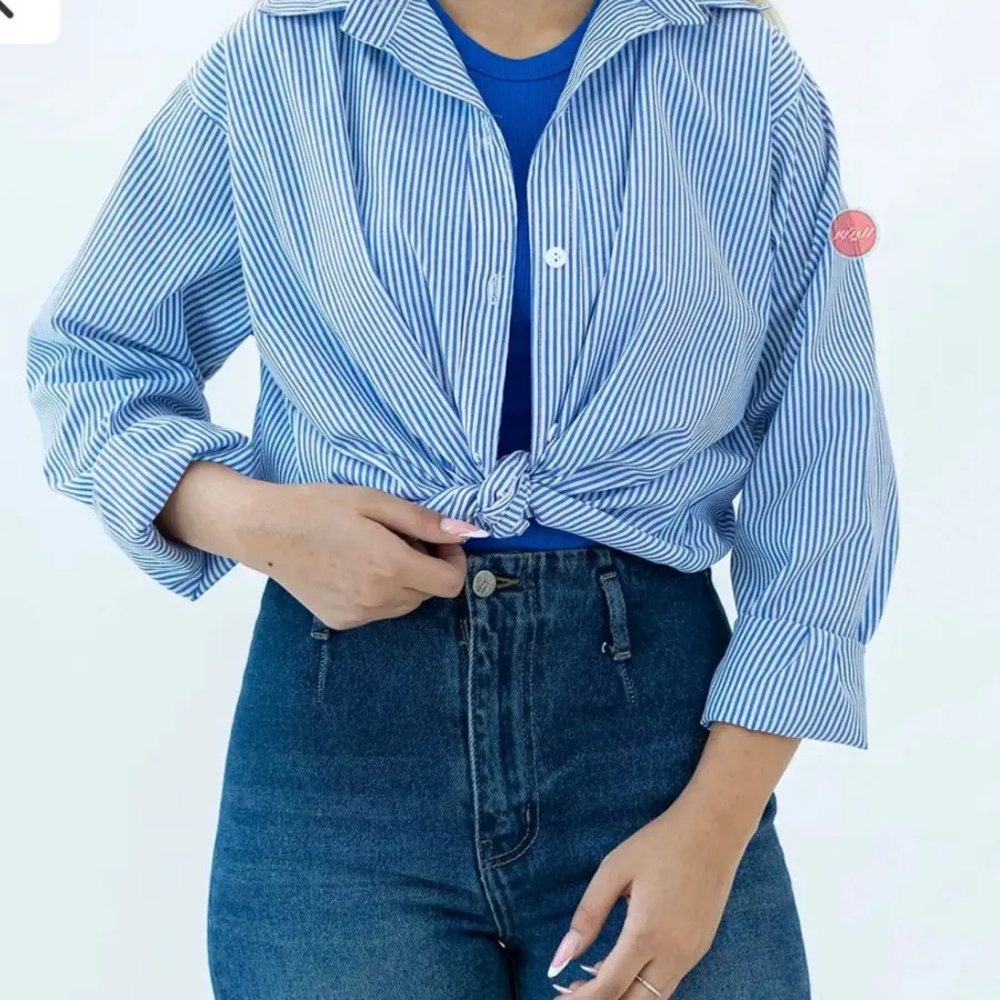 دوتا شومیز ابی و صورتی