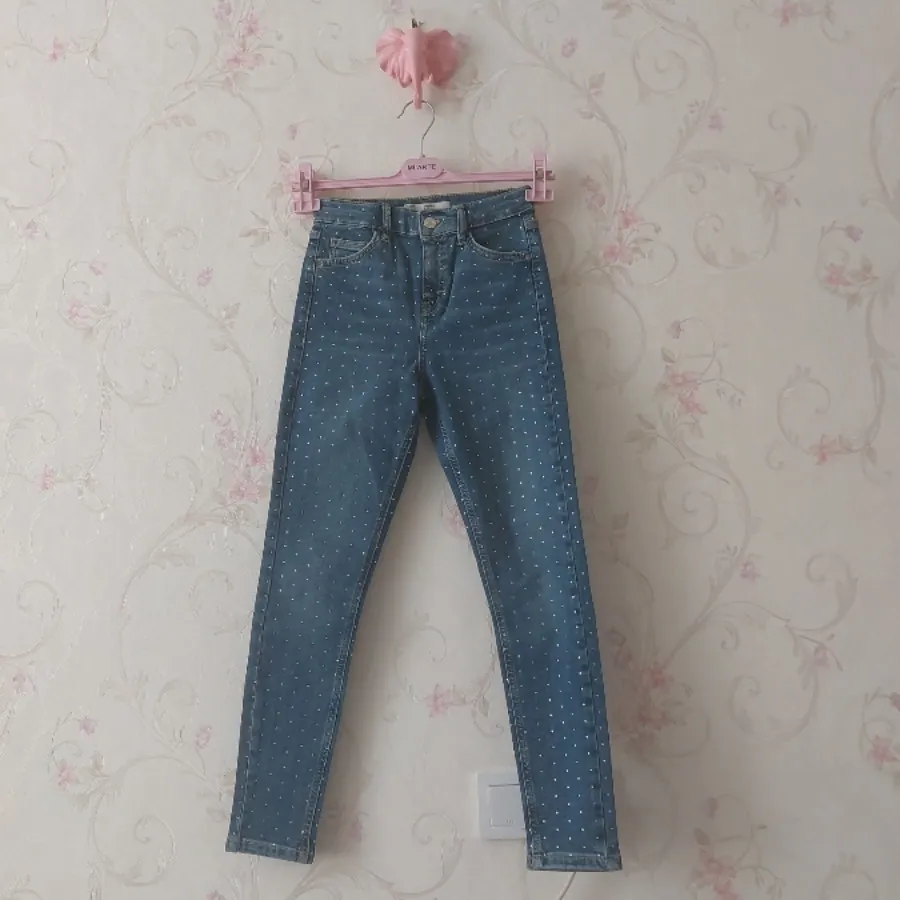 شلوار جین نگین دار ترک