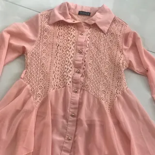 شومیز گیپور حریر آستردار