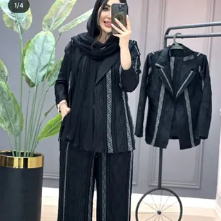 مانتو شلوار ترند مشکی