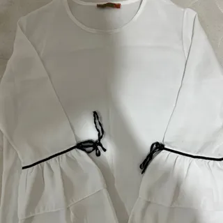 شومیز سفید ترک