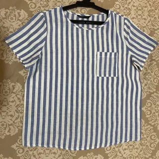 بلوز آستین کوتاه لینن