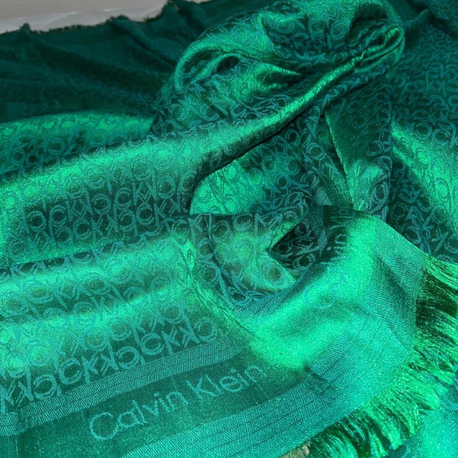 روسری ژاکارد سبز