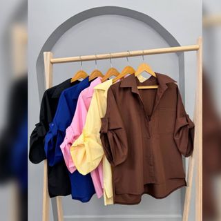 شومیز قهوه ای