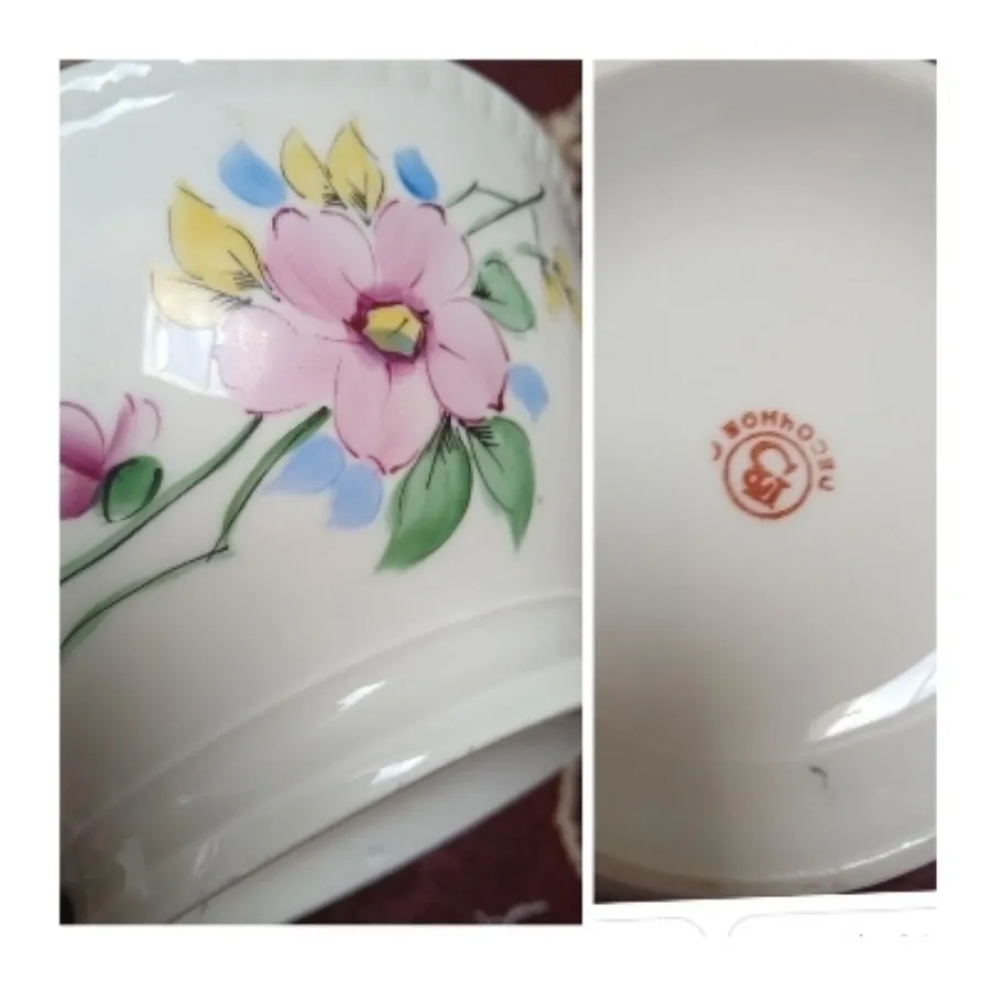 کاسه های روسی گل صورتی